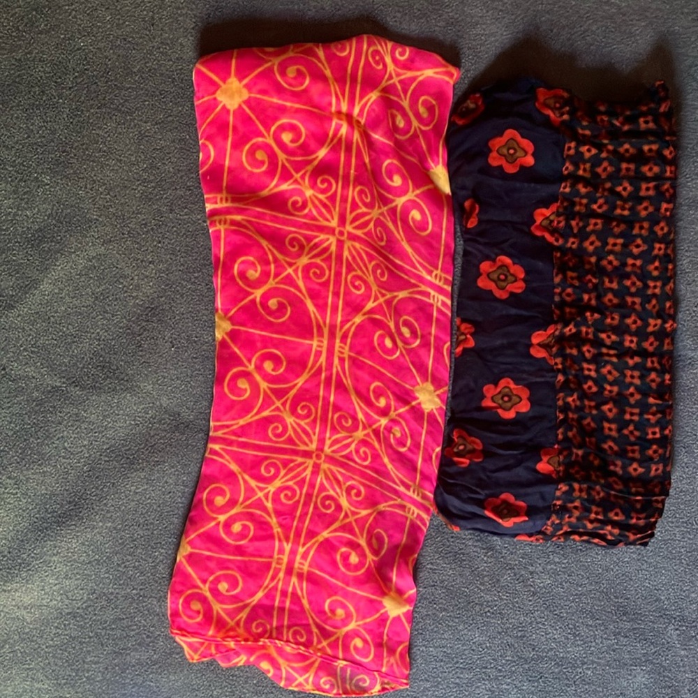 Vibrant Pink and Black Kids Leggings